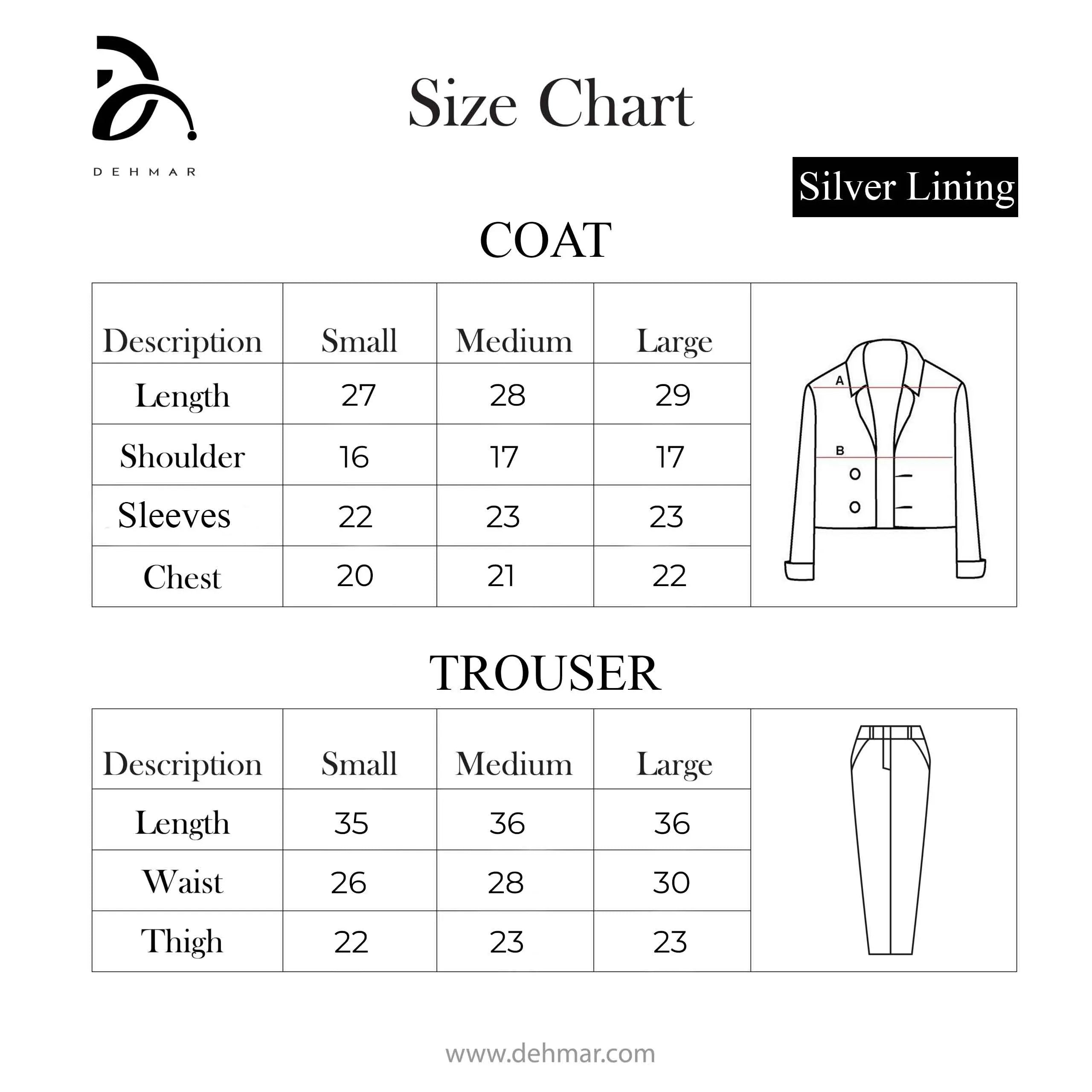 Silver Lining Power Suit Dehmar